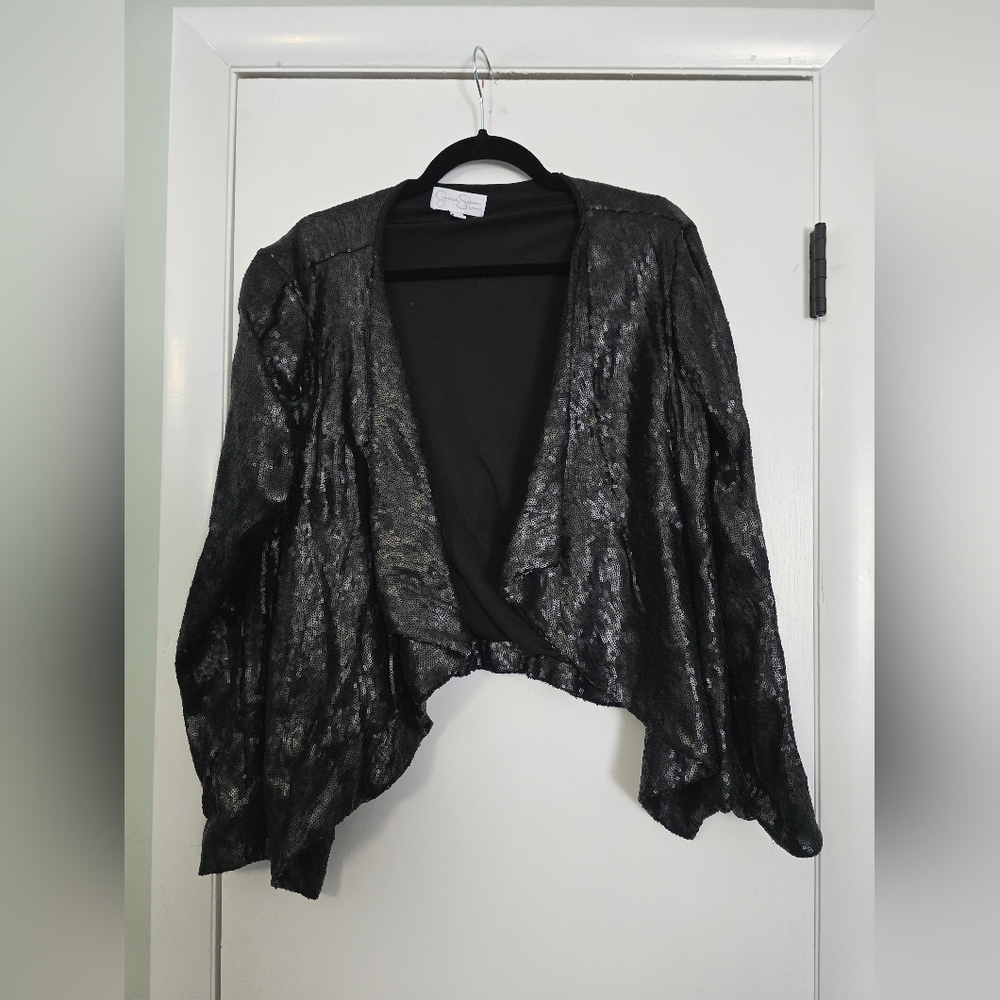 Black sequined jacket